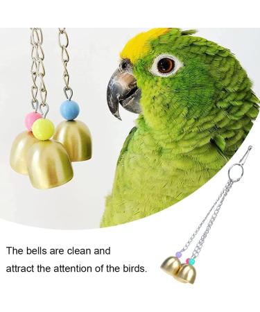 MANSHANGKJ Budgie Toy Interesting Bird Toy Interactive Bells Toy for Small Parrot Macaws Parakeets Love Birds (Random Color) - Buy Online on SooperMarket.com