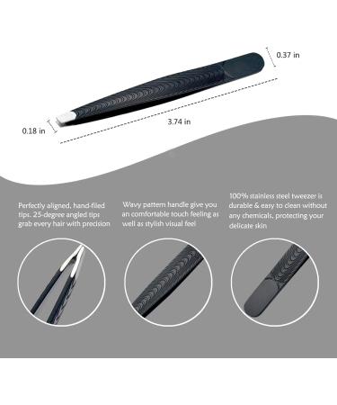 Fitdon Eyebrow Set: Stainless Steel Tweezers Scissors Brush & Razors | 6-Piece Grooming Kit for Perfect Eyebrows - Buy Online on SooperMarket.com