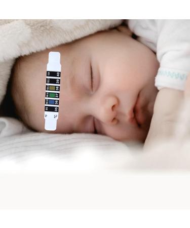 10Pcs Forehead Thermometer Strips for Infants Babies Kids Adults Checking Fever Temp Reusable Travel Thermometers Forehead Thermometer Strips for Kids Adults Baby Forehead Thermometer Strips - Buy Online on SooperMarket.com