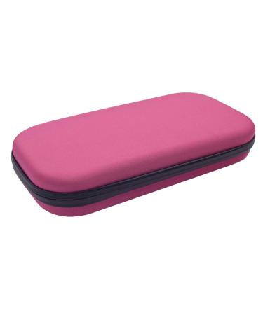 EVA Hard Stethoscope Case Stethoscope Storage Box Multi-Function EVA Carry Storage Organizer Box Bag with Extra Mesh Pockets for Small Accessories Device NOT Included(Pink)