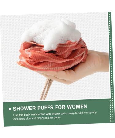 Beavorty Rose Body Scrub Set for Women - 3pcs Flower Bath Scrubs, Loofah Sponge, Exfoliating Balls - Buy Online on SooperMarket.com