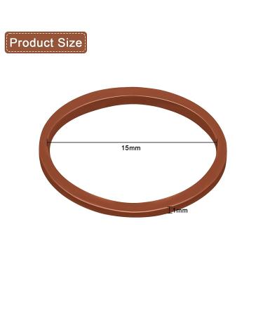 1000 Dark Brown Mini Rubber Bands for Kids' Hair Braids - Soft Elastic Hair Accessories - Buy Online on SooperMarket.com