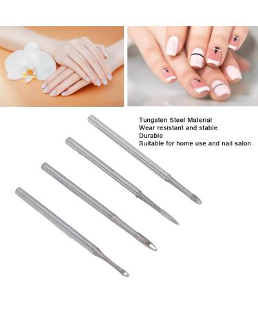 4pcs Tungsten Steel Nail Drill Bit Set - Rhinestone Removal & Nail Polishing Grinding Tools for Manicure - Buy Online on SooperMarket.com