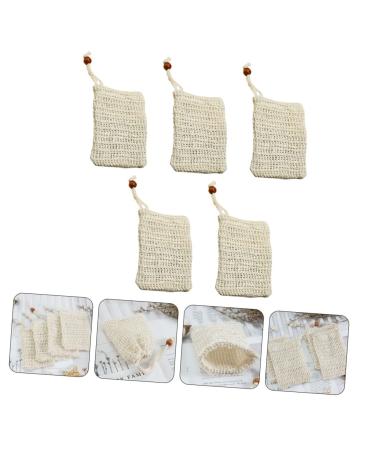 FRCOLOR 10 Pcs Mesh Soap Bags - Soap Saver Pouches & Soap Holders for Foaming & Bathing - Durable Cotton Drawstring & Sisal Design - Buy Online on SooperMarket.com