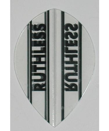 US Darts - 3 Sets (9 Flights) Xtra Strong Ruthless Clear Pear Shape Dart Flights