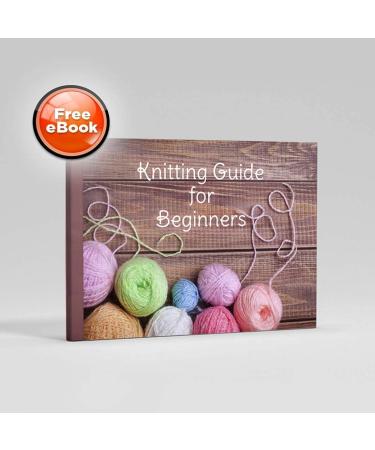 KnitPal 12-inch Short Circular Knitting Needles Set - 11 Sizes for Babies, Sleeves, Socks - Free Patterns eBook - US 0-10 (2-6mm) - Buy Online on SooperMarket.com