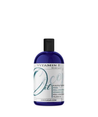 Vitamin E Oil - 100% Pure & Undiluted Full Spectrum Alpha Tocopherol 75 000 IU - 4 oz- for Skin Hair Nails Body Care Hydrating Rejuvenating Skin Oil 4 Fl Oz (Pack of 1)