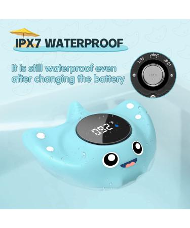 BabyElf Baby Bath Thermometer - Floating Bathtub Toy for Infant - Mute Visual Alert - Fahrenheit - Buy Online on SooperMarket.com