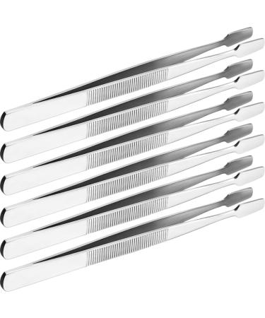 Beavorty multifunctional tool pliers with flat stainless stamp tweezers -collector tools for sticking false eyelashes Jewelry production Electronic repair sheet material multi -tools