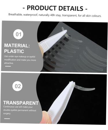 NOLITOY 240 Pairs Tape Double Eyelid Sticker Beauty Tools Invisible Eyelid Sticker Variety Dolphin - Buy Online on SooperMarket.com
