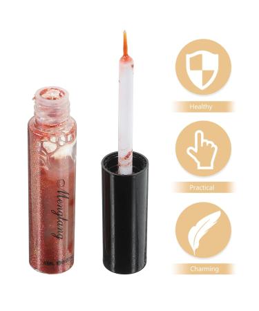 NOLITOY 3pcs Eyeliner Pencil & Liquid Eyeshadow - Shimmer Glitter Makeup Liner in Brown | International Shipping - Buy Online on SooperMarket.com