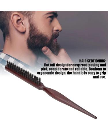 Backkamm Toupier Brush - Rat-Tail Styling Tool for Hair Smoothing Edge Control & Touping | International Shipping Available - Buy Online on SooperMarket.com