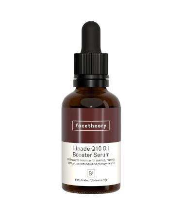 facetheory Lipade Q10 Oil Booster Serum S6 - Ceramide Barrier Serum Oil-booster Serum With Marula Added COQ10 and Ceramides Vegan and Cruelty-Free Made in the UK | 30 ml