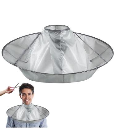 Hair Catcher for Haircuts Home Haircut Capes Umbrella for Adult Kids Barber Hair Cutting Cape for Hair Salon Foldable Hair Dressing Cloa Apron