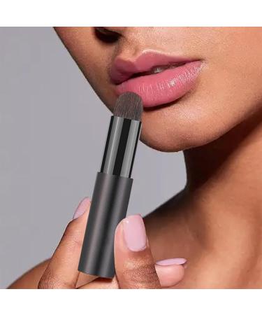 Teksome Lip Brush | Lipstick Applicator Brush with Lid | Portable Brush Eyeshadow Brush Makeup Applicator for Lipsticks Lip Gloss Lip Balm - Buy Online on SooperMarket.com