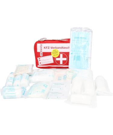 Cartrend First Aid Kit Classic - DIN 13164 - Pack of 2 Red | Essential Malteser First Aid Measures | International Shipping Available - Buy Online on SooperMarket.com