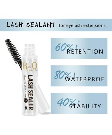 Lash Sealant 5ML Clear Mascara B&Q Lash Sealer for Cluster Lashes Overnighter Lash Extension Sealant Healthy Lash Overnight Sealer Longer Life Coating Lash Seal (Clear 5ml) 5 ML Seal-Clear - Buy Online on SooperMarket.com