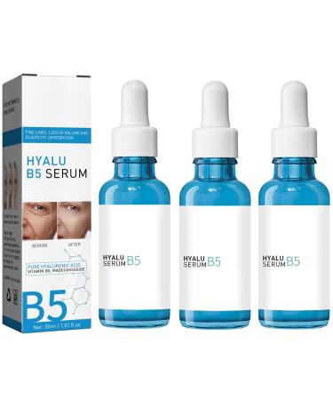 3Pcs Botox Face Serum Hyaluronic Acid Serum for Face with Vitamin B5 Anti Aging Serum Solution Facial Serum for Face Fade Fine Lines.