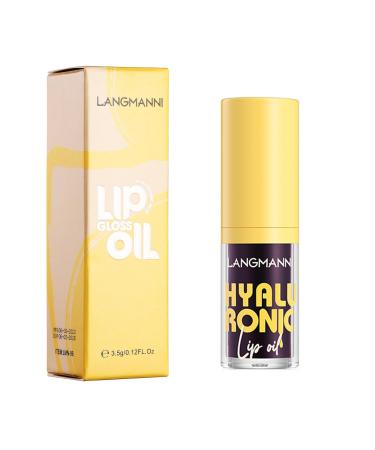 Moisturizing Lip Oil Nourishing And Hydrating Lip Care For Dry Lips Long Lasting Lip Balm For Women Party Makeup Lip Gloss blueberry
