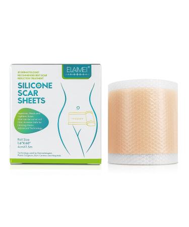 WUHEMA Silicone Scar Tape Roll - Soften, Flatten, and Remove Scars - Reusable and Washable - for Acne, Cesarean Section, Keloid, and Surgery Scars - Buy Online on SooperMarket.com