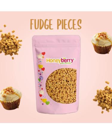 Bake Stable Caramel Fudge Pieces - 5mm Pieces - Suitable for Baking ice Cream Topper and Inclusion. Vegetarian and coeliac Friendly - 300g - Buy Online on SooperMarket.com