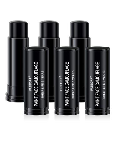 FREEORR 3 Pcs Eye Black Stick Softball/Baseball  Eyeblack Stick for Sports  Sports Eye Stick Football Black Face Paint for Baseball/Football/Halloween/Costume Parties Accessories B-Black