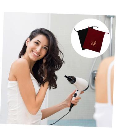 Beavorty 4pcs Storage Bag Bag Organizer Flannel Drawstring Bags Outdoor Hair Dryer Bags Cosmetic Bag - Buy Online on SooperMarket.com