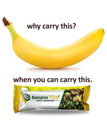 Banana Vital Simply Bananas and Guava Fruit Bar Bundle - 6 Count (30g) Bars | Gluten Free, Vegan, Non-GMO - Shelf Stable & All-Natural - Buy Online on SooperMarket.com