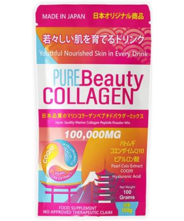 Pure Beauty Collagen Powder 100 Grams - Made in Japan - Buy Online on SooperMarket.com
