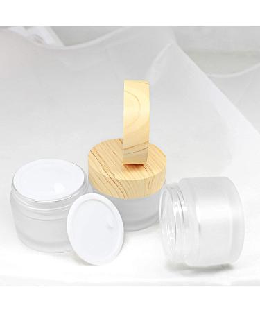Buy Zuzer 6PCs Empty Cosmetic Cans - Glass Jars for Creams Lotions & Nail Art (10ml 30ml 50ml) | International Shipping Available - Buy Online on SooperMarket.com