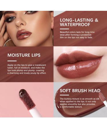 Butter Jelly Lipstick | Moisturizing Lip Stain & High Pigment Waterproof Lip Glaze for Fuller Lips - Long Lasting Day/Night Color (3 - Buy Online on SooperMarket.com