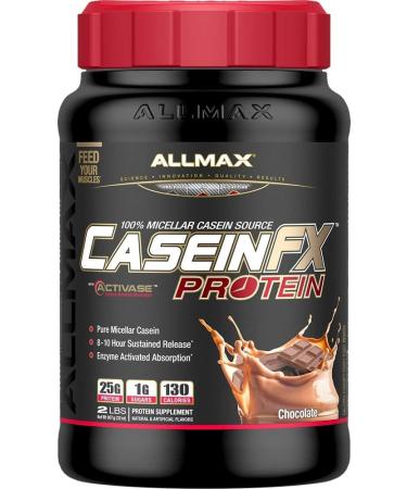 ALLMAX CASEIN-FX Chocolate 2lb & Creatine Monohydrate Micronized Creatine Powder for Strength and Muscle Recovery Gluten Free & Fast Absorbing 400g - Buy Online on SooperMarket.com