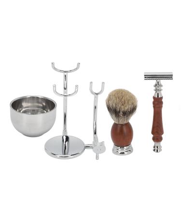 Premium Manual Beard Bowl Set - Complete Dry Beard Brush Kit for Men | Durable Alloy | Perfect for Bathroom Grooming - Buy Online on SooperMarket.com