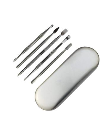 Autloops 5-Piece Wax Carving Tool Set with Metal Carrying Case
