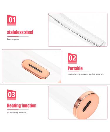 Beavorty Heated Eyelash Curler Set | Rechargeable Electric Lash Curler & Brush for Women & Girls - Shop Internationally - Buy Online on SooperMarket.com