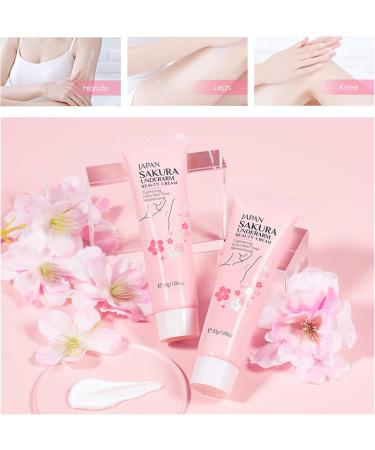 Underarm Whitening Cream Sakura Underarm Whitening Products Skin Lightening Cream Armpit Whitening Cream Boost Collagen Skin Whitening Cream Lightening Cream For Armpit Knees Elbows Legs - Buy Online on SooperMarket.com
