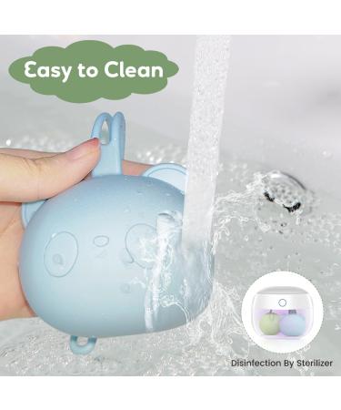 Shop Airfish Silicone Pacifier Box 2 Pack - BPA-Free Baby Bear Pacifier Holder & Travel Case in Blue & Green - Buy Online on SooperMarket.com