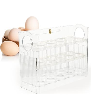 ABOOFAN Egg Storage Box Tray with Lid Drawer Organizer Plastic Egg Tray Egg Storage Holder Dog Storage Rack - Buy Online on SooperMarket.com