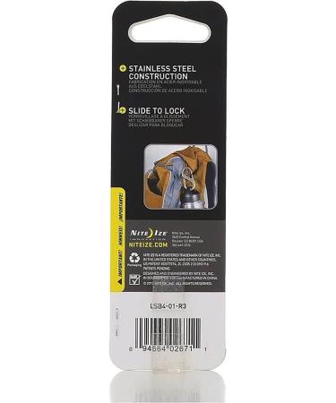 Nite Ize S-Biner Slide Lock Carabiner #4 - Black [LSB4-01-R3 & LSB4-11-R3] - Buy Online on SooperMarket.com