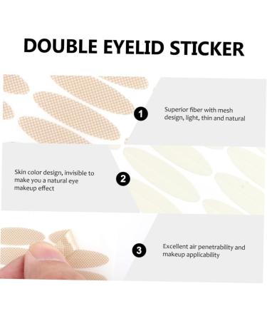 KALLORY 3pcs Double Sided Eyelid Tape Instant Eye Lift Strip Women Eyelid Tape Adhesive Tape Eyelid Stickers - Buy Online on SooperMarket.com