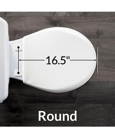 Mayfair 888SLOW 000 NextStep2 Round White Toilet Seat with Built-In Potty Training Seat - Slow-Close & Removable - Buy Online on SooperMarket.com