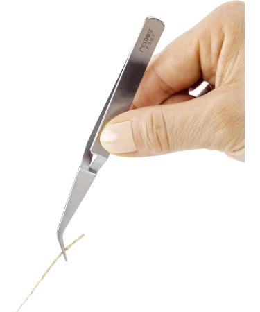 REMOS Stainless Steel Curved Tip Clamp Tweezers 11.5cm - Precision Tool for eCommerce International Shipping - Buy Online on SooperMarket.com