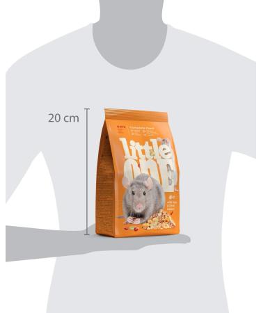 Little One Complete Food for Rats - 400g with Yucca & Dried Banana | Premium Rat Food | International Shipping - Buy Online on SooperMarket.com