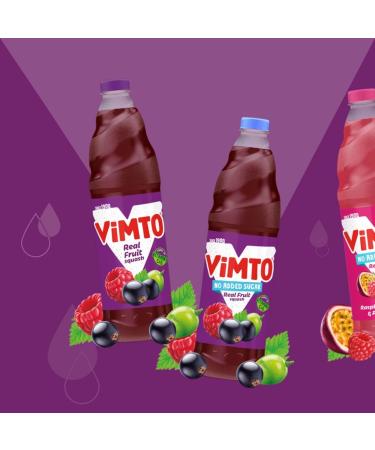 Vimto Original Real Fruit Squash No Added Sugar - Low Calorie 2L Bottle - Buy Online on SooperMarket.com