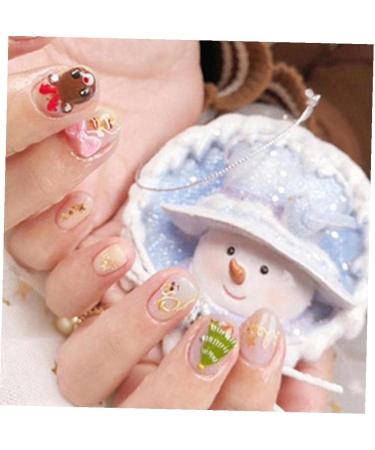 Christmas Nail Stamping Mold - DIY Silicone Stencil Tools for Festive Manicure Designs - Buy Online on SooperMarket.com