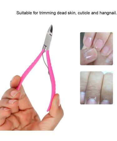 Professional Stainless Steel Cuticle Nipper for Manicures - Dead Skin Scissors Nail Art Tool - Buy Online on SooperMarket.com