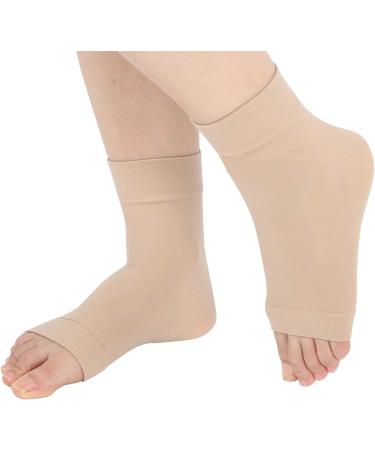 SUNGOOYUE 1Pair Heel Silicone Padded Protective Sleeve Soft Foot Ankle Elastic Protection Sock Breathable Foot Heel Crack Sock - Buy Online on SooperMarket.com