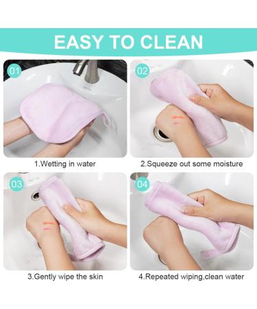 URAQT 6 Pack Face Cloths Make Up Remover 7.87 * 7.87in Soft Microfibre Face Wipes for Reusable Makeup Remover Cloth Washable Ultra Soft Facial Cleansing Wipe Cloths (Multi-Color) 6 Pcs-multi-colored - Buy Online on SooperMarket.com