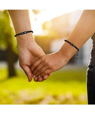 FRCOLOR 4pcs Black and White Heart Bracelet Women Bracelet Simple Bracelet Womens Jewelry Bracelet Matching Men s Bracelets Rope Bracelets Miss Black Rope The Letter Is Acrylic Manual 6X6X0.5CMx3pcs Black Cx3pcs - Buy Online on SooperMarket.com