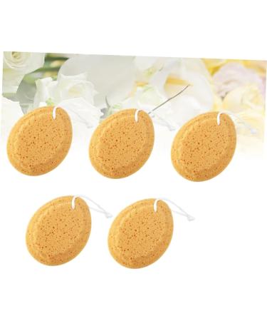 Healeved 5 Pcs Spongell Natural Bath Sponges for Exfoliating Foam Shower - 14.5X11.5cm - Buy Online on SooperMarket.com